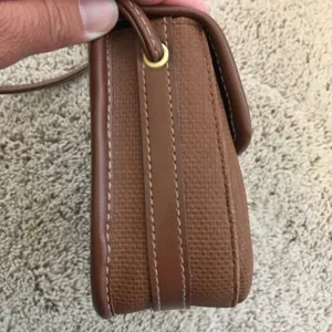 Vintage brown Liz Claiborne crossbody purse thumbnail 12