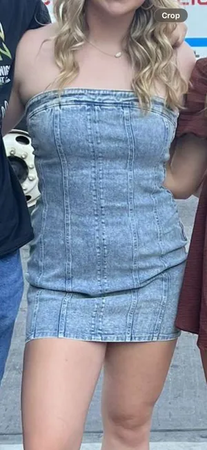 Lulus Denim Dress thumbnail 1