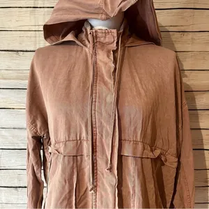 Lucky Brand Zipper Utility Jacket In Rose thumbnail 8