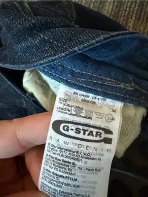 G-Star RAW 3301 Y2K Dark Wash Jeans Women’s 32x32 18” Waist thumbnail 5