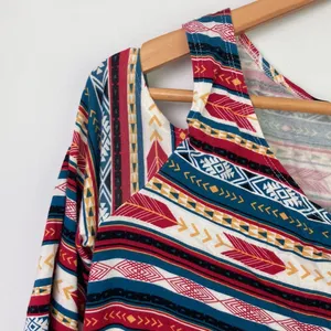 Wrangler | Arrow Print Cold Shoulder top sz M thumbnail 3