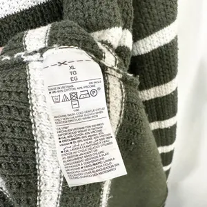 Old Navy XL Sweater Green Striped Crew‎ Raglan Academia Fall Knit Office 810 thumbnail 8
