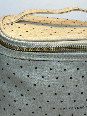 Kate Spade New York Out to Lunch Tote Polka Dot Lunch Bag NWT thumbnail 7