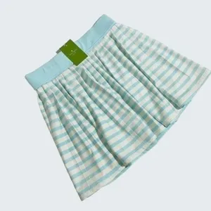 Kate Spade XS Nahant Shore Pleated Cover Up Skirt Blue Stripe NWT thumbnail 3