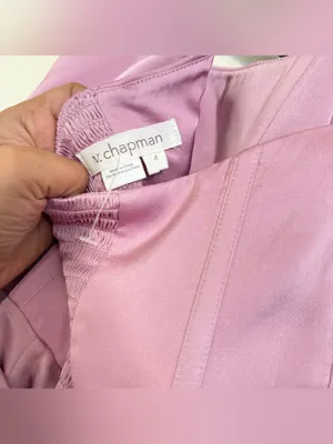 V. Chapman Women's Pink June Corset Strapless Wrap-Tie Dress Size 4 thumbnail 16