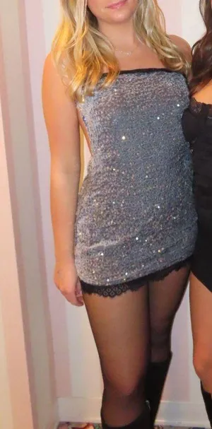 Edikted Sequin Dress thumbnail 1