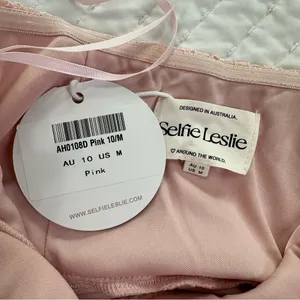 Selfie Leslie Gown Strapless Dancing With Me Sweetheart Tulle Midi Dress Pink thumbnail 14