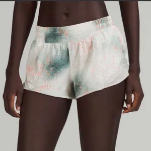 Lululemon Hotty Hot Low-Rise Short 2.5" Reflective Camo Silver Blue Orange Grey thumbnail 1