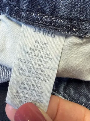 Vintage Y2K American Eagle Real Flare Jeans Women’s 14 Low Rise Blue Denim thumbnail 11