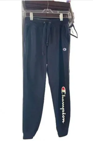 Champion Women's Black Fleece Joggers Pants Small thumbnail 1