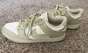 Women’s Nike Dunk Low Next Nature Olive Aura Sneakers Size 9 thumbnail 1
