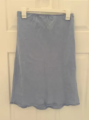 Cotton On Light Blue Women's A-Line Skirt thumbnail 1