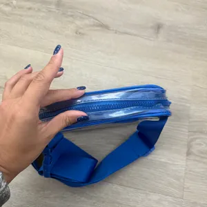 Vacation Sunscreen Blue Clear Fanny Pack thumbnail 8