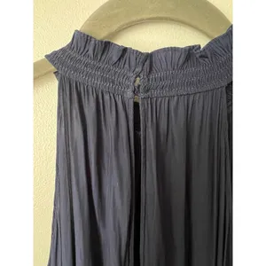 Ramy Brook‎ Perla Halter-Neck Smocked Dress Size XS Navy Tiered Mini Cocktail thumbnail 5