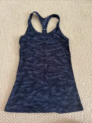 lululemon athletica Black Camo Racerback Tank thumbnail 1