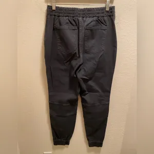 Spanx Stretch Twill Cargo Jogger Size L In Washed Black New With Tag thumbnail 10