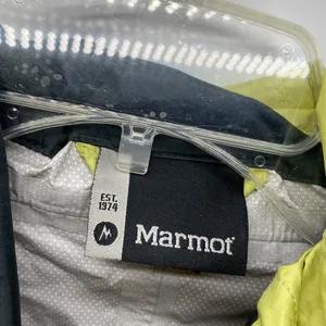 Marmot sherbet hooded rain jacket vented Gorpcore granola camping hiking outdoor- love so much just a little small thumbnail 2