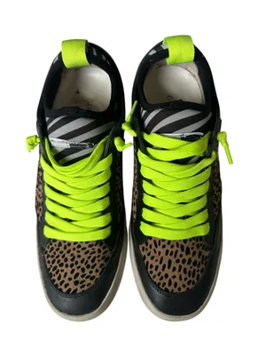 Gianni Bini Kaekko Glitter Star Leopard Print Sneakers thumbnail 3