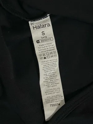 Halara Black U Neck Crossover Yoga Padded Longline Tank Top Women’s Size Small thumbnail 11