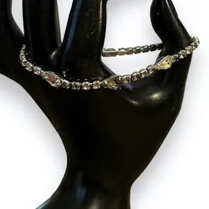 Vintage Rhinestone Tennis Bracelet thumbnail 2