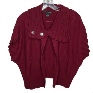 Coco + Capers Cardigan Sweater Red thumbnail 1