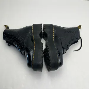 Dr. Martens Sinclair Leopard Emboss Patent Leather Platform Boots‎ Womens 5 NWOT thumbnail 7