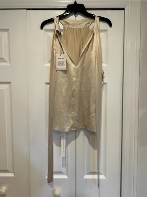 Reformation Royce Silk Top thumbnail 4
