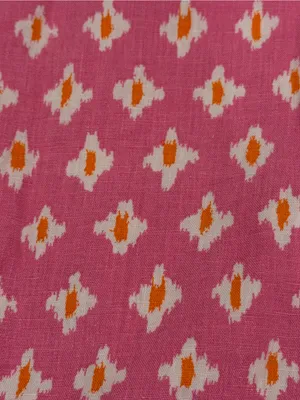 Aerie Pink Linen Blend Wrap Mini Skirt Ruffle Hem Cottagecore Medium thumbnail 6