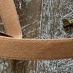 Vintage Fossil Sasha Crossbody‎ Bag Tan Cognac Pebbled Leather Brass Key thumbnail 8