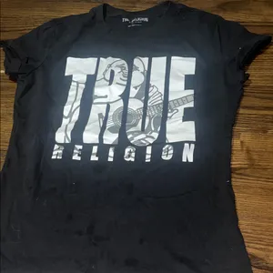 True Religion Black Graphic Tee thumbnail 1