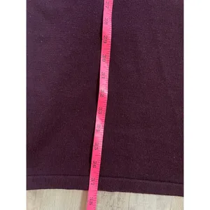 Calvin Klein Women's Puff-Sleeve Sweater Dress. Size XL. Eggplant thumbnail 14