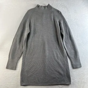 Lululemon‎ Size 4 Merino Wool Blend Knit Dress Heathered Gull Grey Knit Women’s thumbnail 5