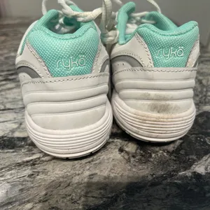 Ryka Women's Athletic Shoes in White and Mint thumbnail 4