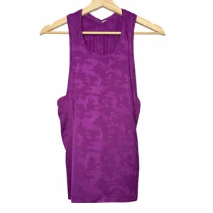 Lululemon Womens Run For Days Tank Top Size 4 Regal Plum Purple Mesh Athleisure thumbnail 2