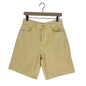 Free People We The Free Montana Bermuda Shorts Butter Yellow Size 27 thumbnail 2