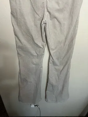 We The Free‎ People Jayde Cord High Rise Flare Cream Pants thumbnail 12