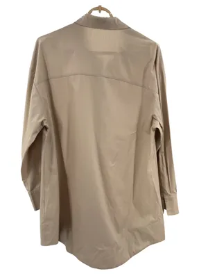 LYANER Women's Casual Shirt Dress Collar Button Down Loose Long Sleeve Mini S thumbnail 3
