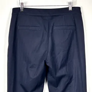 Banana Republic Avery Sailor Dress Pants Womens 4L Straight Leg Navy Gold 31x30‎ thumbnail 10