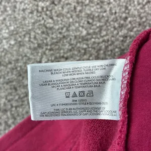 GAP Logo 1969 Fleece Short Size L Fuschia Spellout Y2K Comfy Loungewear Heritage thumbnail 9