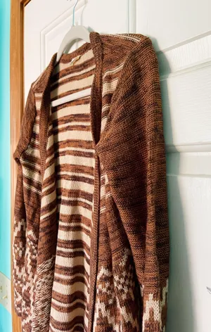 Aztec Cardigan Brown Size M thumbnail 4
