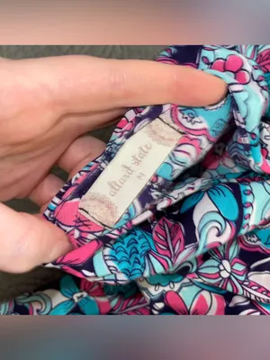 Altar'd State Navy, Pink & Aqua Paisley Maxi Dress thumbnail 4