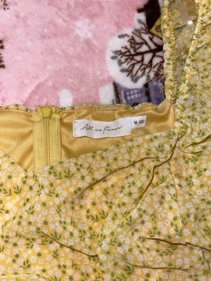 All in Favor Ruched Floral Mini Dress thumbnail 5