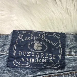 💙Lucky Brand Dungarees denim shorts thumbnail 7