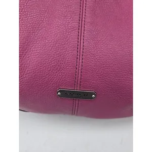 Coach Avery Tassel Purple Leather Hobo Bag Purse F23960 thumbnail 2