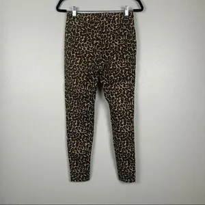 WE The‎ Free Belle Animal Print Cropped Skinny Jeans Sz 26 Leopard thumbnail 9