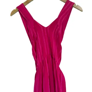 Anthropologie Line & Dot New Pink Fuchsia Striped Midi Sun Dress Size M thumbnail 4