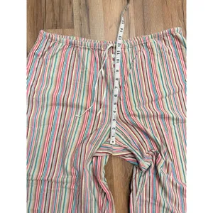 Secret Treasures 100% Cotton Striped Pajama Pants L‎ Multi Color Sleepwear thumbnail 5
