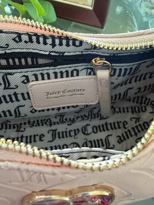 Juicy Couture Blush Pink Clay Glitzed out Hobo. Brand new w/ tags. Flawless thumbnail 11