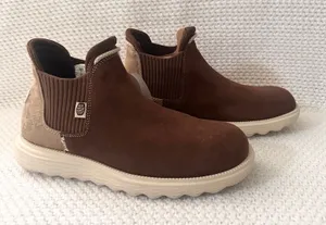 Hey Dude NWT No Box Brown Snake Branson Slip On Moccasin Boots 9 Women thumbnail 1