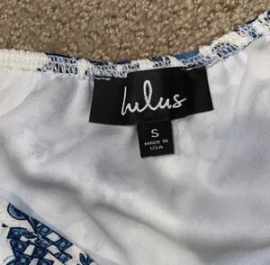 NWOT Lulu's Multi-Print One Shoulder Tie Romper thumbnail 5